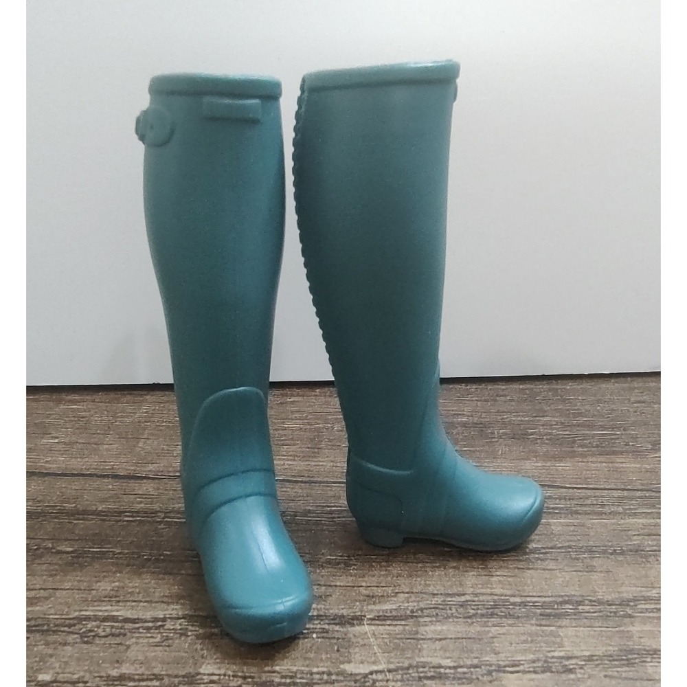 Liv Doll Hayden 'It's My Nature' Line TALL TEAL BLUE RAIN BOOTS by Spinmaster